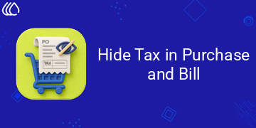 [eg_hide_tax_purchase_bill_V19] Hide Tax in Purchase and Bill (19.0)