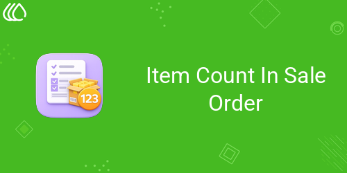 Item Count In Sale Order