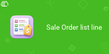 Sale Order list line