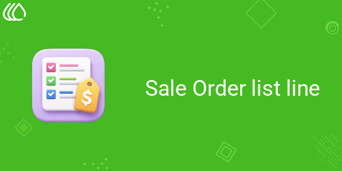Sale Order list line