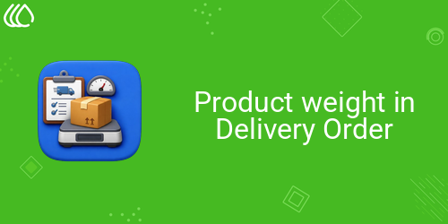 Product weight in Delivery Order