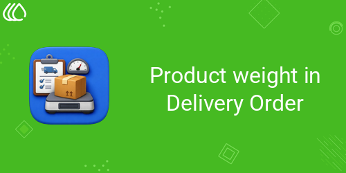 Product weight in Delivery Order