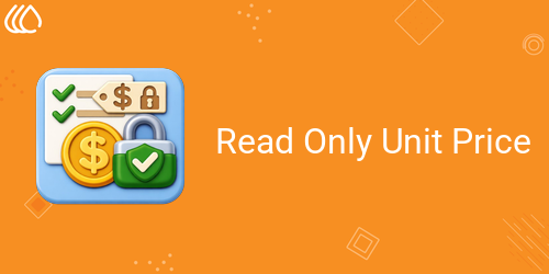 Read Only Unit Price