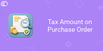 Tax Amount on Purchase Order