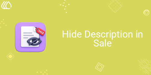 Hide Description in Sale