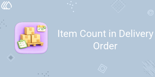 Item Count in Delivery Order