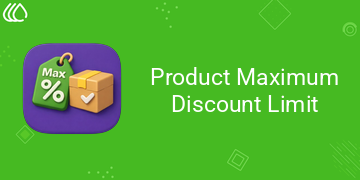 Product Maximum Discount Limit