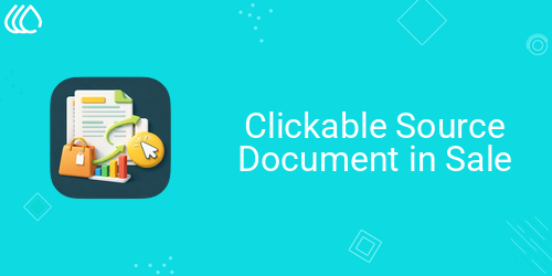 Clickable Source Document in Sale