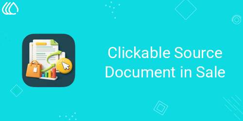 Clickable Source Document in Sale
