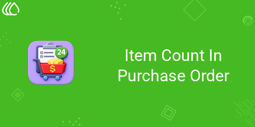 Item Count In Purchase Order