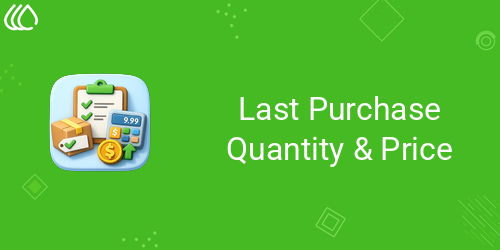Last Purchase Quantity & Price