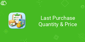 [eg_last_purchse_quantity_price_V19] Last Purchase Quantity & Price (19.0)