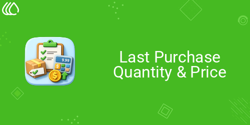Last Purchase Quantity & Price