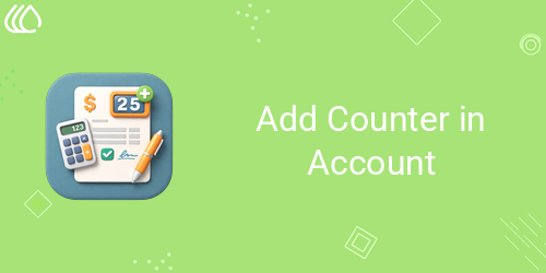 Add Counter in Account
