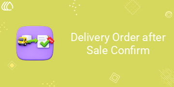 Delivery Order after Sale Confirm