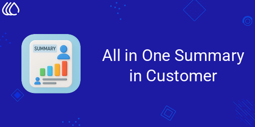 All in One Summary in Customer