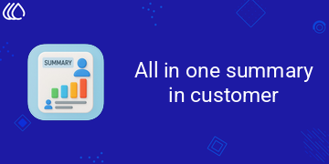 [eg_all_summary_V19] All in one summary in customer (19.0)