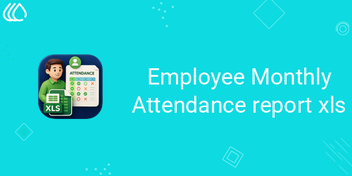 Employee Monthly Attendance report xls