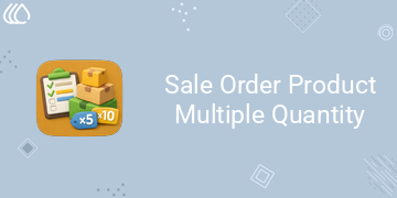 Sale Order Product Multiple Quantity