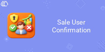 Sale User Confirmation