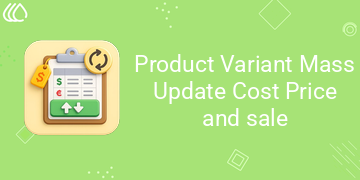 Product Variant Mass Update Cost Price and sale