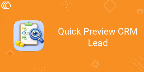 Quick Preview CRM Lead