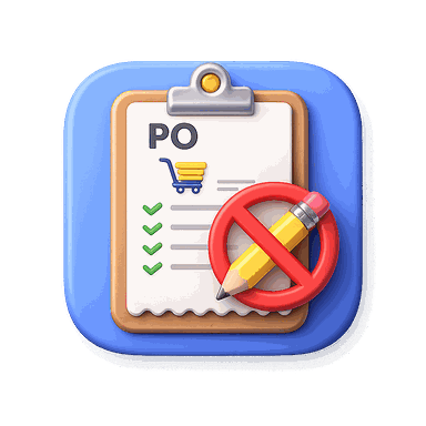 Purchase Order Edit Restriction