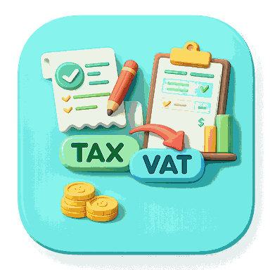 Taxes to Vat in Sales, Purchase, Invoice, Bills Reports and View