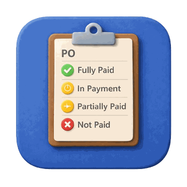 Bill Status on Purchase Order