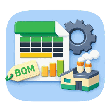Bom Structure and Cost Excel Report