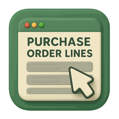 Quick Preview Purchase Order Lines