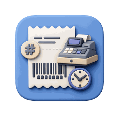 POS Order Barcode Receipt